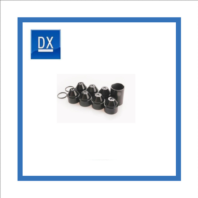 ألومنيوم 6061 T6 أجزاء آلية عالية الدقة طلاء أسود لحماية البيئة